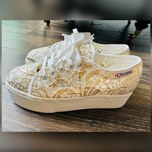 Superga - Lace Platform Sneakers 36/6